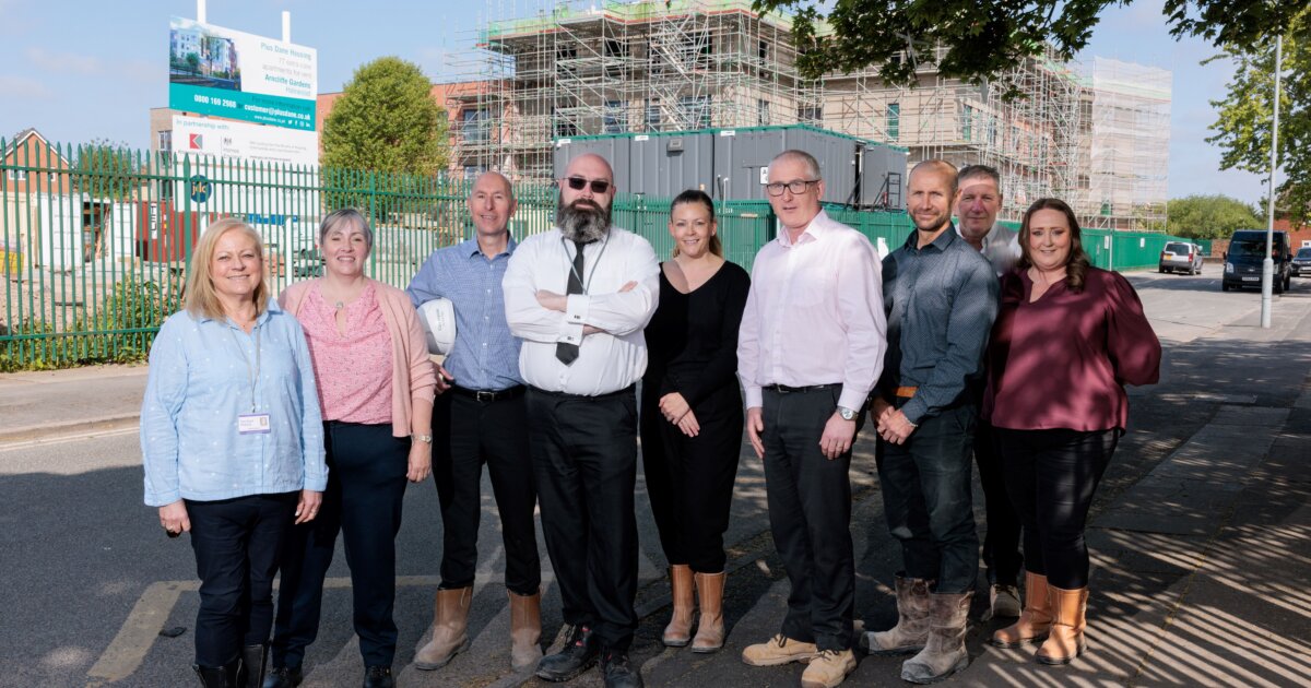 We celebrate the topping out milestone of the new supported housing